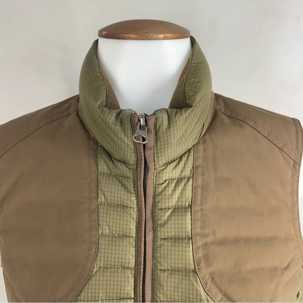 Eddie Bauer Sport Shop Moss 700 Storm Down MicroTherm Green Puffer Field Vest XS_4